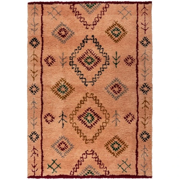 Flair Sahara Shaggy Berber Wool Rug - Image 5