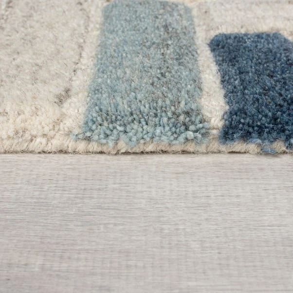 Flair Russo Wool Geometric Modern Runner - Image 4