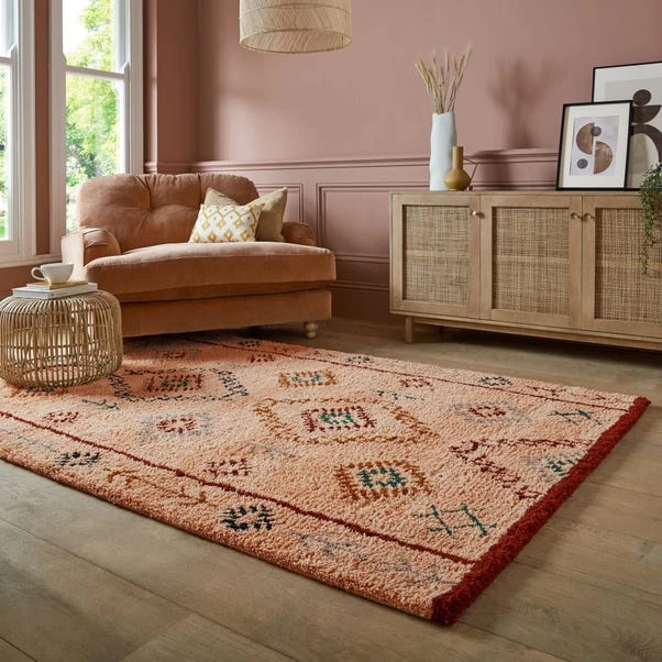 Flair Sahara Shaggy Berber Wool Rug - Image 7