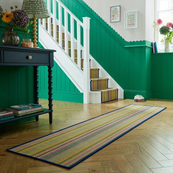 Sophie Robinson Rock Candy Stripe Jute Runner