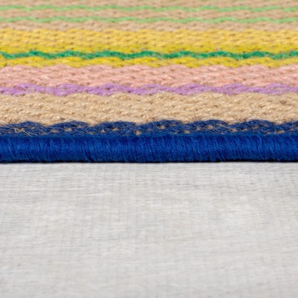 Sophie Robinson Rock Candy Stripe Jute Runner - Image 4