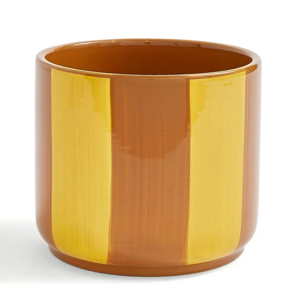 Elements Striped Ceramic Plant Pot - Image 6