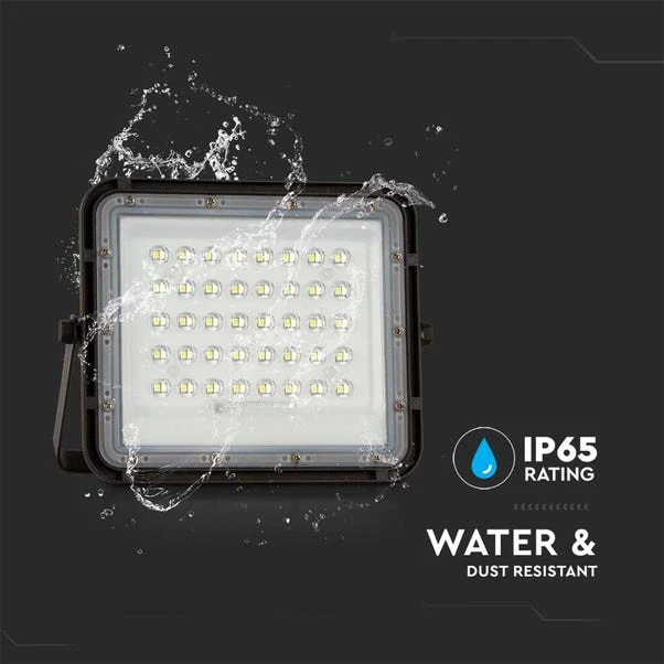 V-TAC 80W LED Solar Floodlight Outdoor Wall Light - Image 5