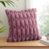 Bianca So Soft Carved Faux Fur Square Cushion