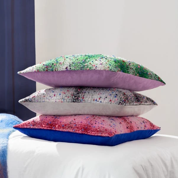 Heya Home Connie Check Square Cushion Cover - Image 12