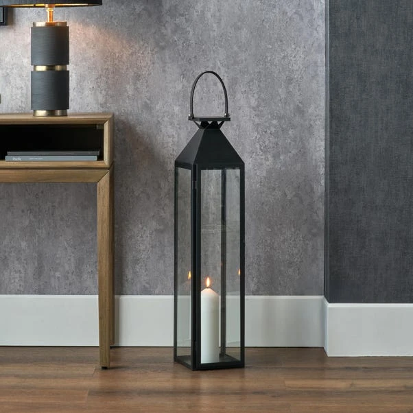 Metal & Glass Lantern - Image 9