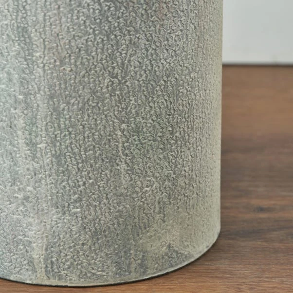 Metal & Glass Pedestal Hurricane Candle Holder - Image 6