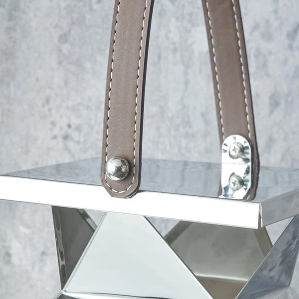 Metal & Glass Lantern - Image 3