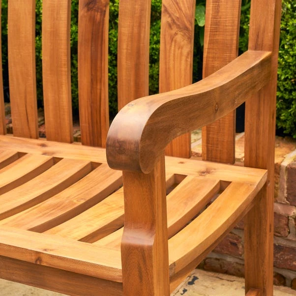 Beeley Medium Outdoor Bench - Image 3