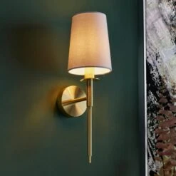 Return - Vogue Callan Wall Light, Brushed Gold