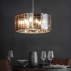 Vogue Corala 8 Light Adjustable Pendant Light