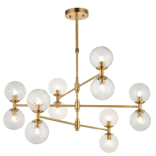 Vogue Esteban Art Deco 12 Light Adjustable Ceiling Light - Image 5